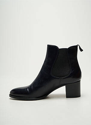 Bottines/boots matière lisse talon de 4 à 6cm bleu MURATTI femme