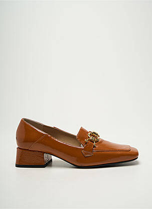 Mocassins effet froissé talon plat jusqu'à 3cm orange CRISTINA MILLOTTI femme