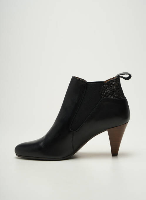 Bottines/boots matière lisse talon de 4 à 6cm noir ROSEMETAL femme