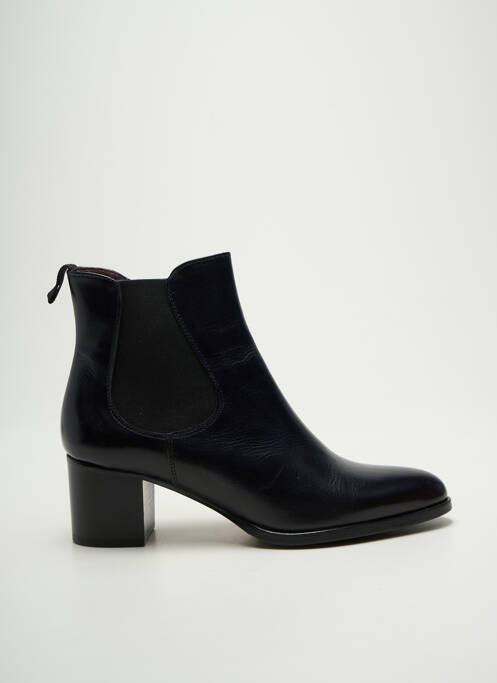 Bottines/boots matière lisse talon de 4 à 6cm bleu MURATTI femme