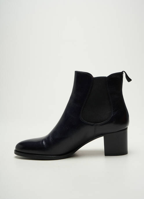 Bottines/boots matière lisse talon de 4 à 6cm bleu MURATTI femme