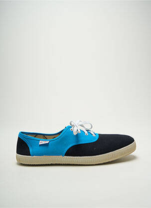 Baskets bout rond bout rond bleu VICTORIA homme