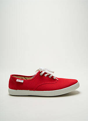 Baskets bout rond bout rond rouge VICTORIA unisexe
