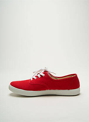 Baskets bout rond bout rond rouge VICTORIA unisexe