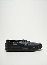 Baskets bout rond talon plat jusqu'à 3cm noir VICTORIA femme