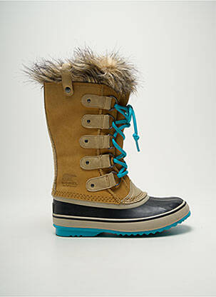 Bottines/boots fourrée talon plat jusqu'à 3cm beige SOREL femme
