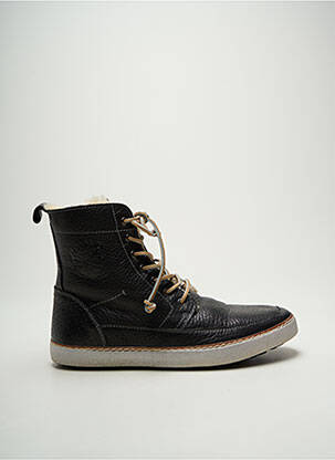 Baskets fourrée bout rond noir BLACKSTONE homme
