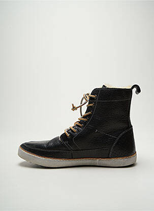 Baskets fourrée bout rond noir BLACKSTONE homme