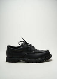Derbies bout rond talon bas noir CAT homme