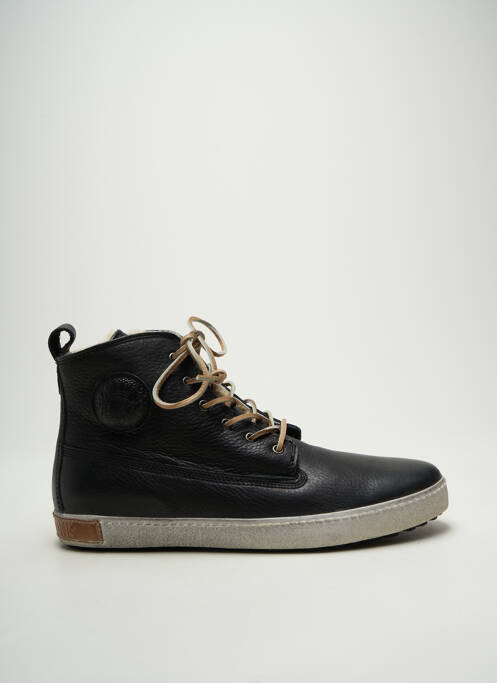 Baskets fourrée bout rond noir BLACKSTONE homme