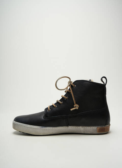 Baskets fourrée bout rond noir BLACKSTONE homme