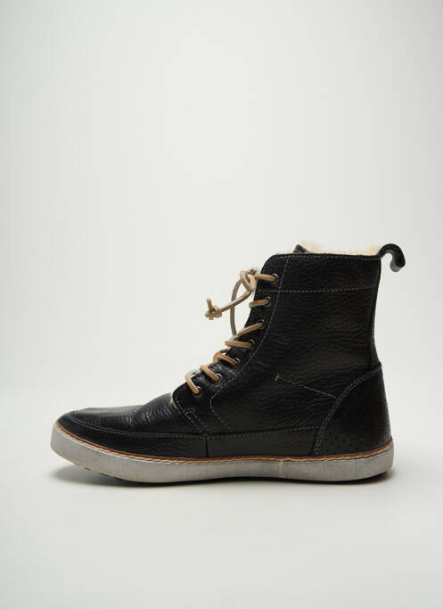 Baskets fourrée bout rond noir BLACKSTONE homme