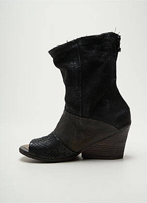 Bottines/boots matière lisse talon de 4 à 6cm noir AIRSTEP femme