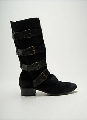 Bottes bout rond talon de 4 à 6cm noir LES TROPEZIENNES PAR M.BELARBI femme