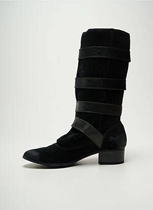 Bottes bout rond talon de 4 à 6cm noir LES TROPEZIENNES PAR M.BELARBI femme