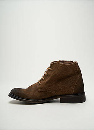 Bottines/boots nubuck talon bas marron FLY LONDON homme