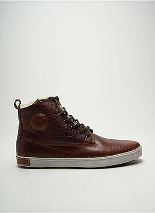 Baskets fourrée bout rond marron BLACKSTONE homme