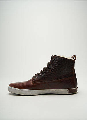 Baskets fourrée bout rond marron BLACKSTONE homme