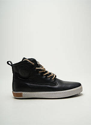 Baskets fourrée bout rond noir BLACKSTONE homme