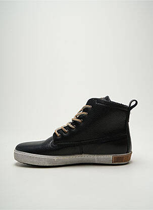 Baskets fourrée bout rond noir BLACKSTONE homme