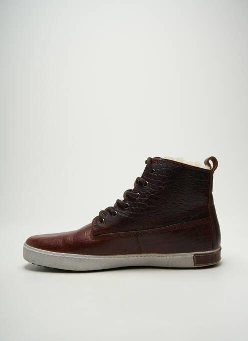 Baskets fourrée bout rond marron BLACKSTONE homme