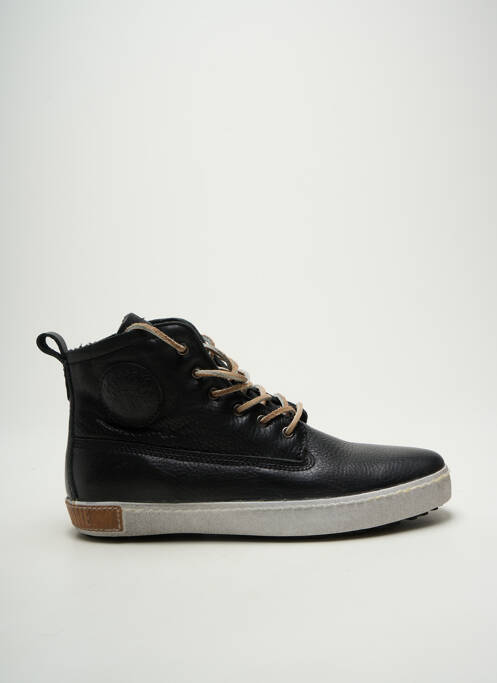 Baskets fourrée bout rond noir BLACKSTONE homme
