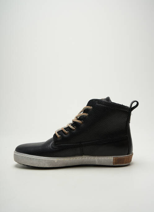 Baskets fourrée bout rond noir BLACKSTONE homme
