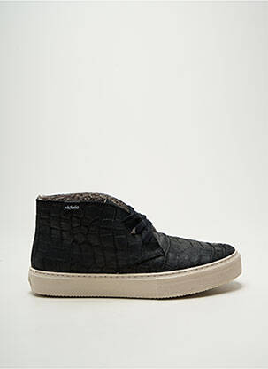 Baskets bout rond bout rond noir VICTORIA homme