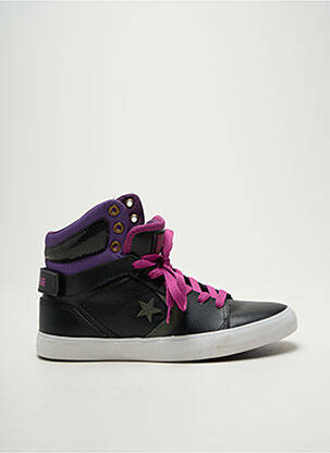 Baskets matière lisse talon plat jusqu'à 3cm noir CONVERSE femme
