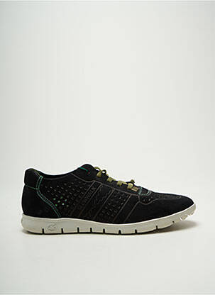 Baskets fermeture elastique bout rond noir SLOWWALK homme