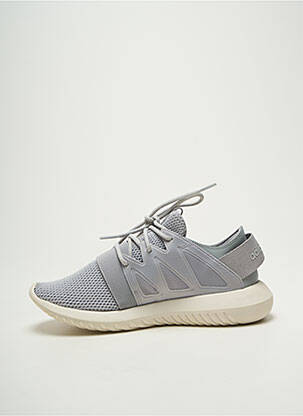 Baskets bout rond talon plat jusqu'à 3cm gris ADIDAS femme