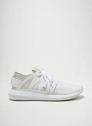 Baskets bout rond talon de 4 à 6cm blanc ADIDAS femme