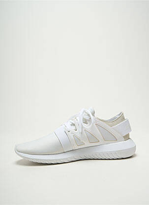 Baskets bout rond talon de 4 à 6cm blanc ADIDAS femme