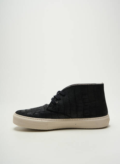 Baskets bout rond bout rond noir VICTORIA homme