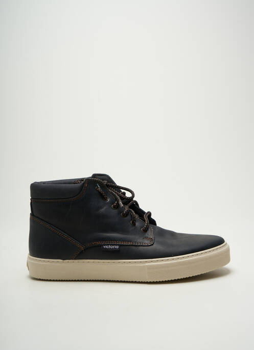 Baskets bout rond bout rond noir VICTORIA homme