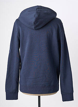 Sweat-shirt à capuche poches manches longues bleu JACK & JONES homme