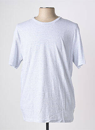 T-shirt coupe droite manches courtes blanc JACK & JONES homme