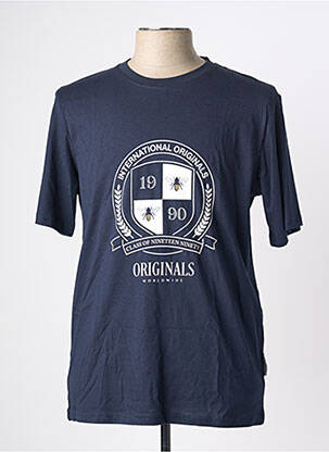 T-shirt coupe droite manches courtes noir JACK & JONES homme