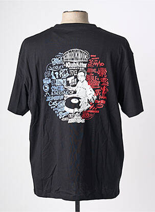T-shirt coupe droite manches courtes noir JACK & JONES homme