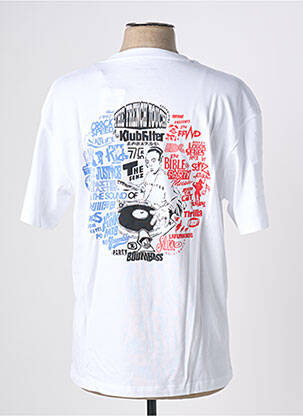 T-shirt coupe droite manches courtes blanc JACK & JONES homme