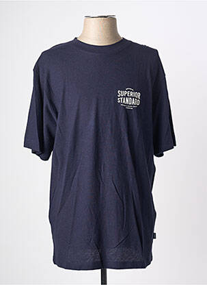 T-shirt coupe droite manches courtes bleu JACK & JONES homme