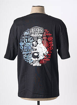 T-shirt coupe droite manches courtes noir JACK & JONES homme