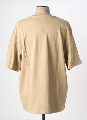 T-shirt coupe droite manches courtes beige JACK & JONES homme
