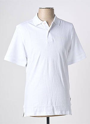 Polo coupe droite manches courtes blanc JACK & JONES homme