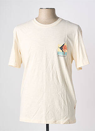 T-shirt beige JACK & JONES homme