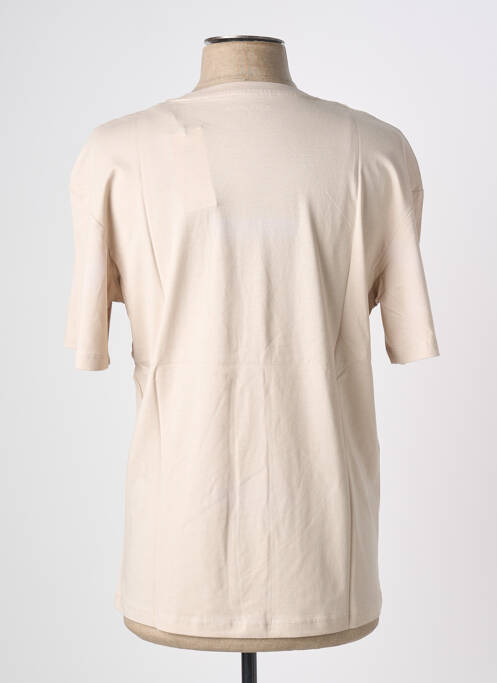 T-shirt coupe droite manches courtes beige JACK & JONES homme
