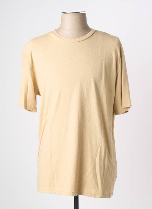 T-shirt beige JACK & JONES homme