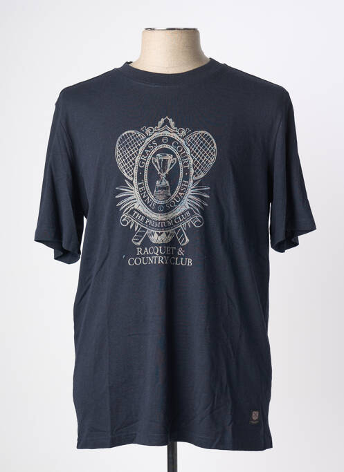 T-shirt bleu JACK & JONES homme