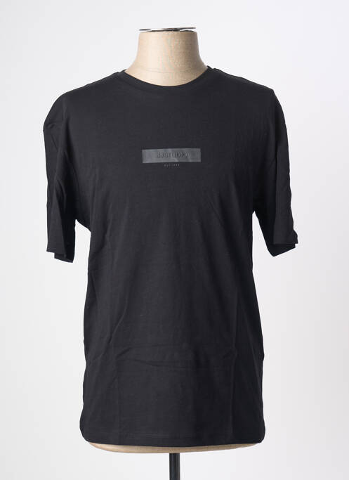 T-shirt noir JACK & JONES homme