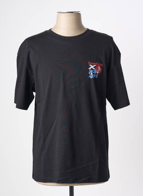 T-shirt noir JACK & JONES homme